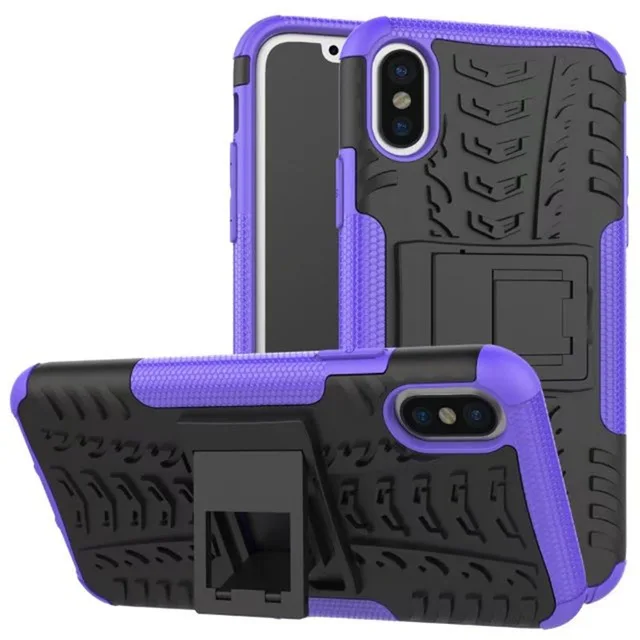 Purple Противоударный чехол-подставка для телефона Xiaomi Redmi Note 6 5 Pro 6A 5A Plus 4 4A 4X3 3S 5X A1 6X A2 MI 8 Pocophone F1 защитный чехол - Цвет: Purple