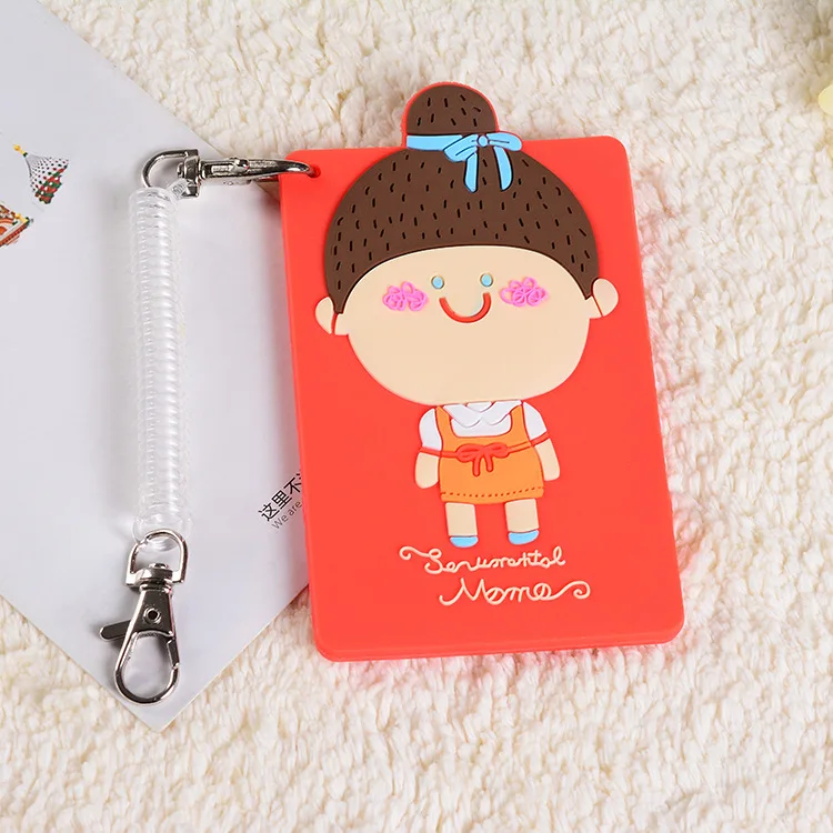 Милый милый чехол для банковских карт держатели автобусов бейдж удостоверения