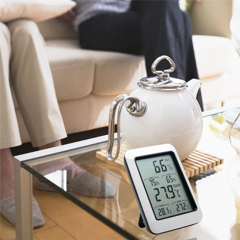 BSIDE Indoor Outdoor 2-in-1 Large LCD Screen Display Digital Humidity Temperature Thermometer Sensor Room Hygrometer Meter | Инструменты