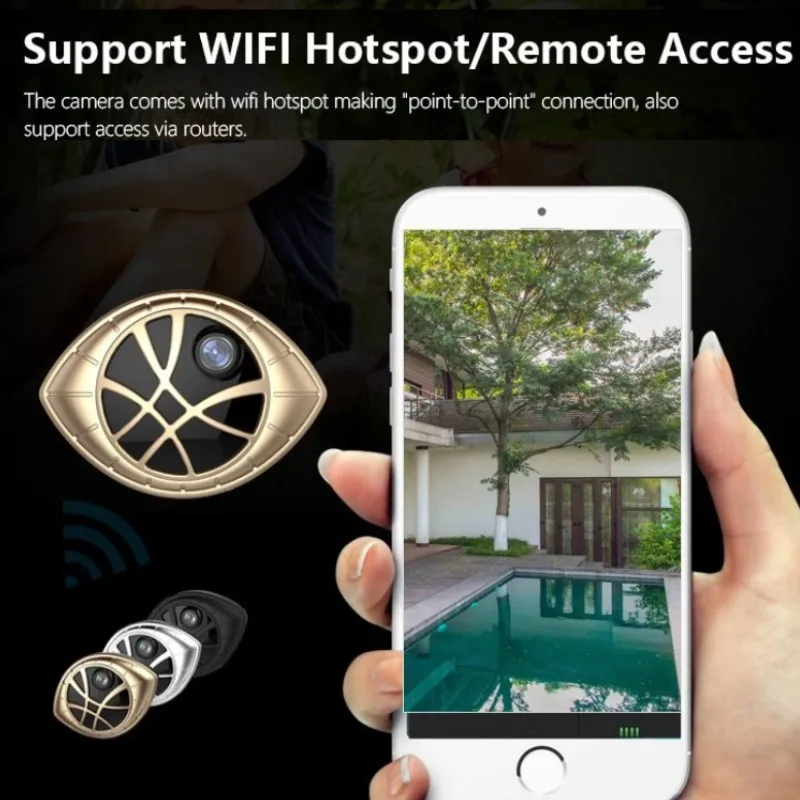 5 шт./лот портативная Магнитная Wi Fi камера видеонаблюдения AI 338 720P Мини Спортивная