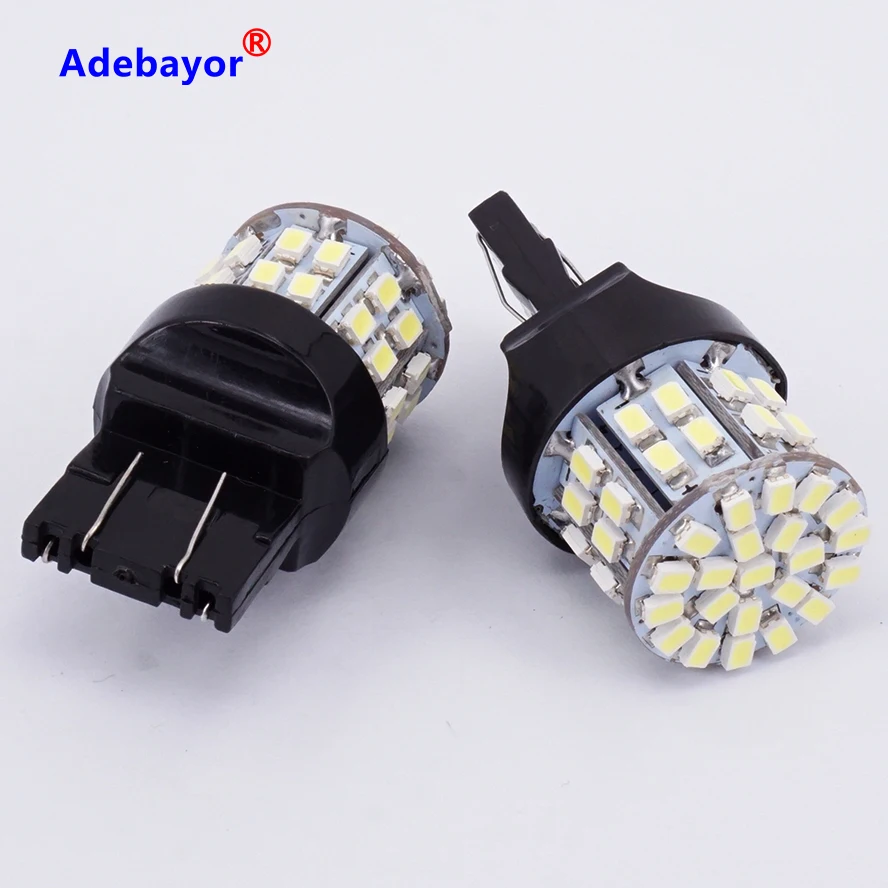 6 x T25 3157 P27/7 Вт светодиод 1206 50 светодиодов 3020 SMD 3156 лампа для автомобиля