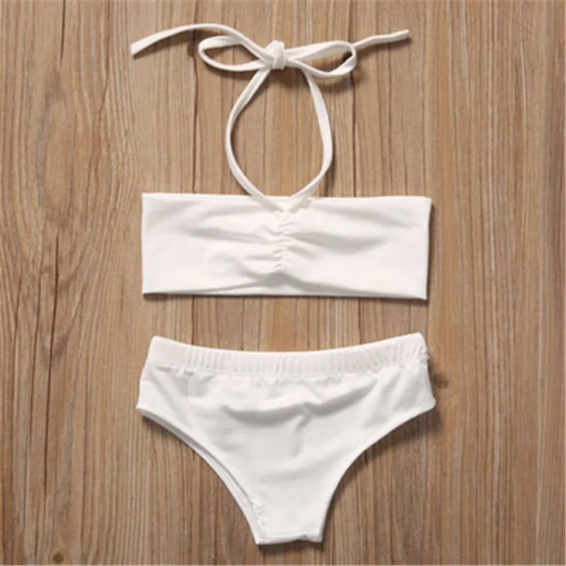 Новинка 2017 детская одежда купальники для девочек Раздельный купальник с