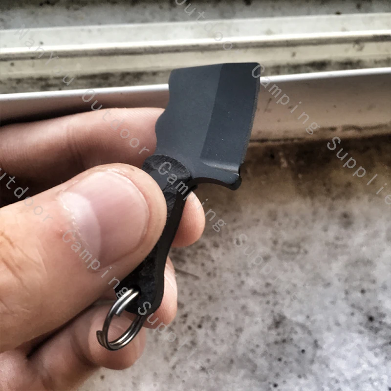1 шт. портативный титановый Мини DIY битва Этническая Маленькая подвеска Нож