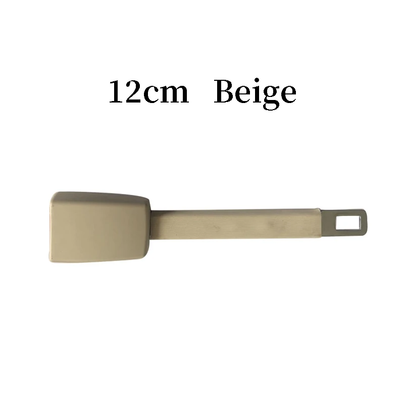 25cm beige Регулируемый для Kia Rio 3 Ceed Toyota Corolla 2008 Avensis C-HR RAV4 Mazda 3 6 удлинитель ремня безопасности автомобиля пряжка ремень - Название цвета: 25cm beige