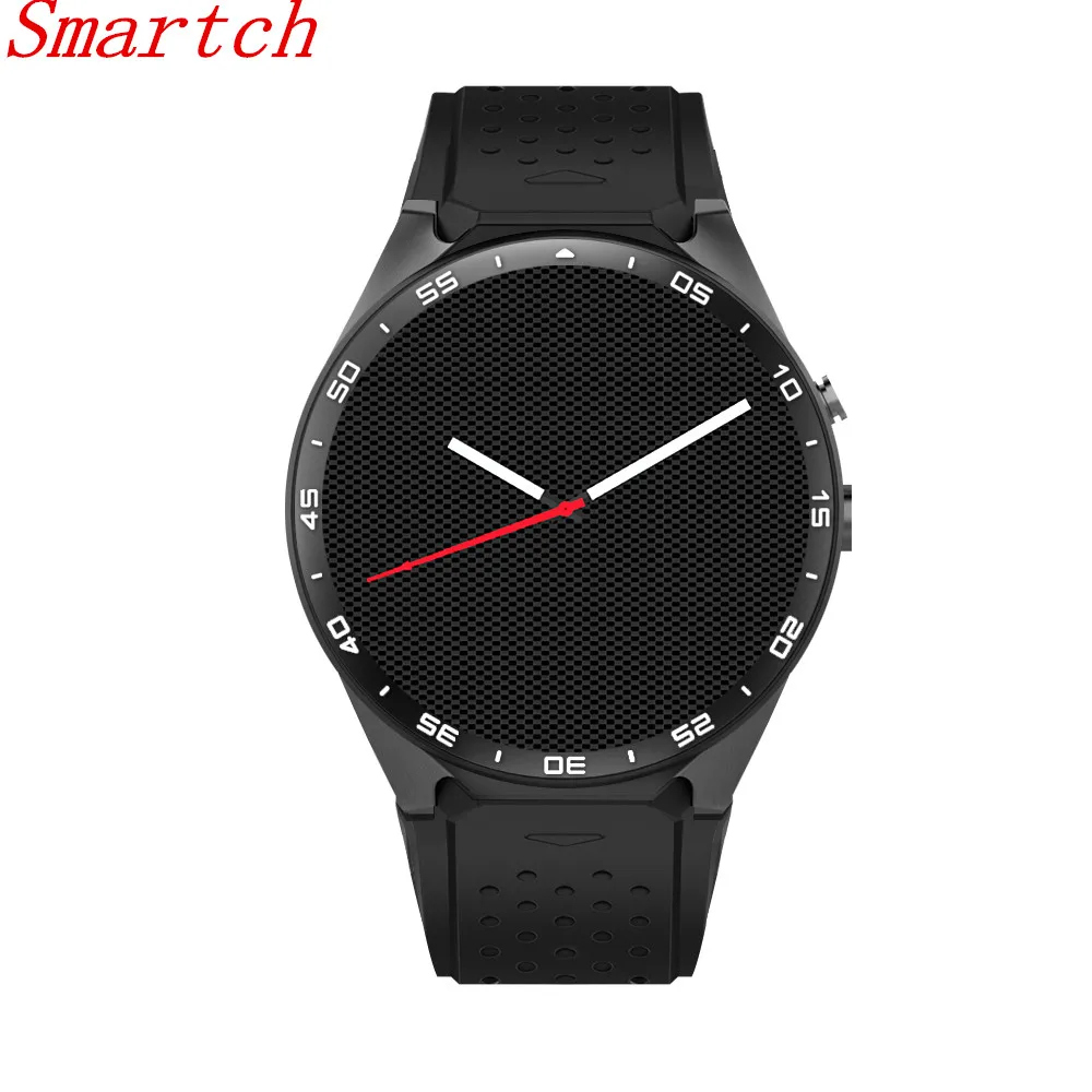 Smartch 2017 человек часы Электроника для здоровья Android 5.1 kw88 Смарт 512 МБ + 4 ГБ WI-FI 3G SmartWatch