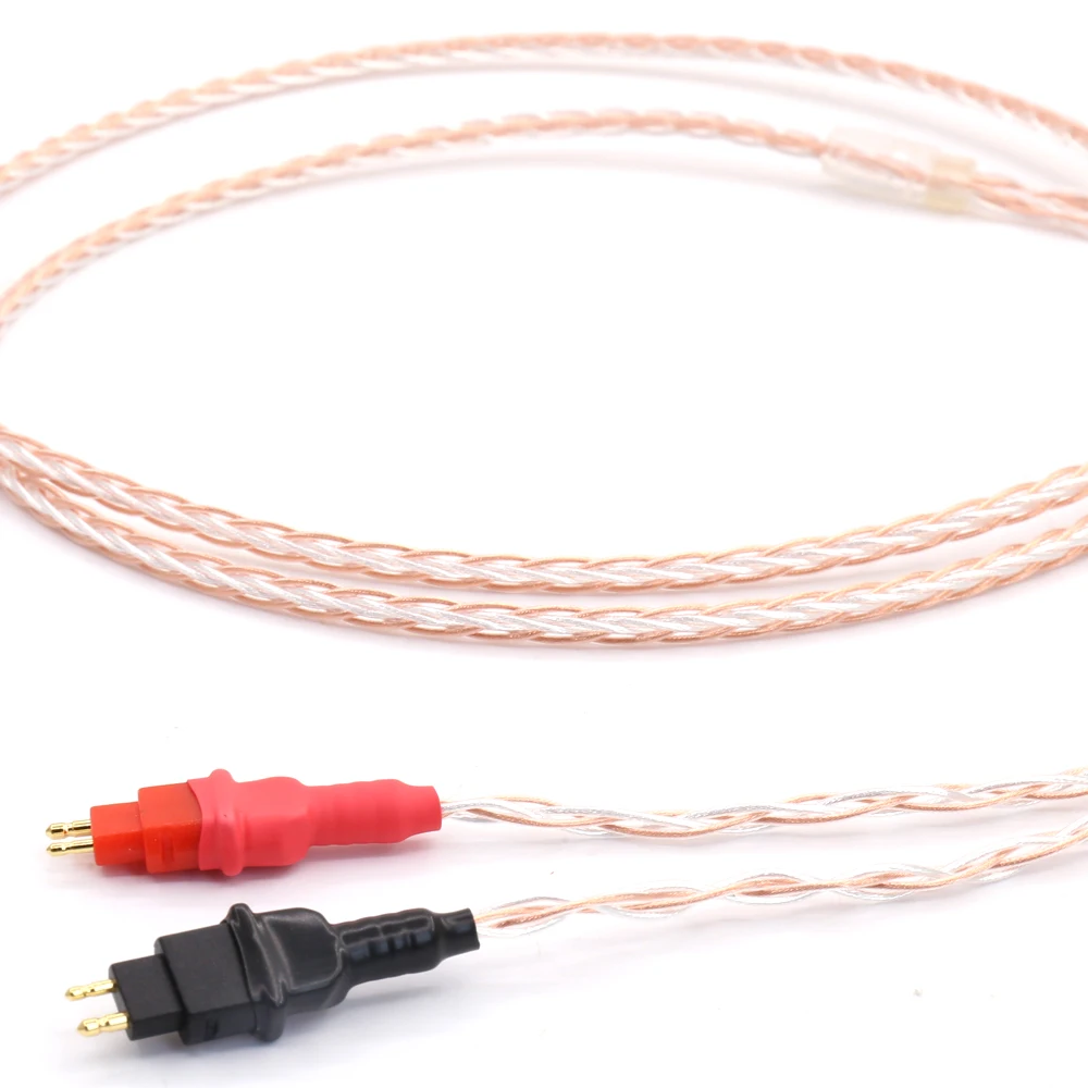 2 5 мм OCC посеребренный Модернизированный Сменный кабель для наушников HD600 HD650 HD525
