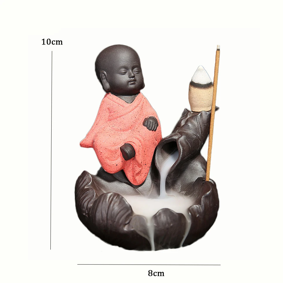 T обратного потока благовония горелка подставка для ароматических палочек Будда