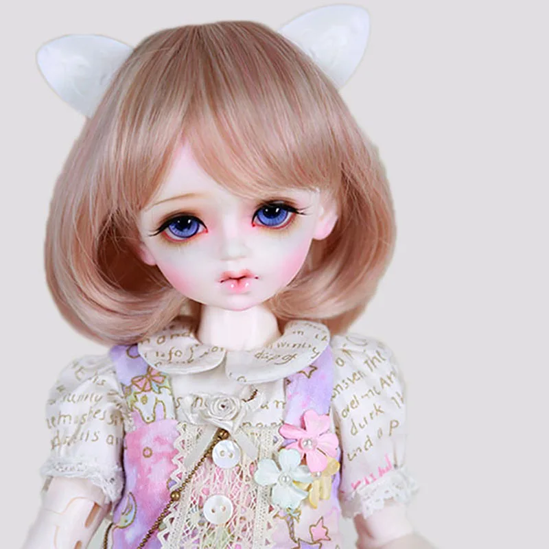 1/8 Bjd парик высокая температура короткий прекрасный провод Bjd парик SD для BJD волосы куклы много цветов