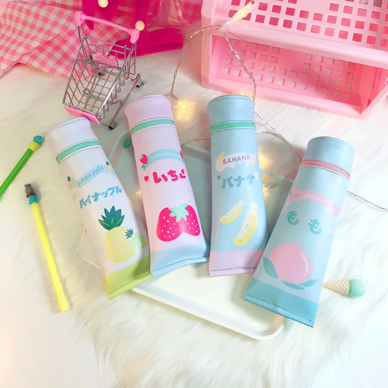 1 шт. Kawaii из искусственной кожи чехол светло Фламинго круглая подарочная Хэлло