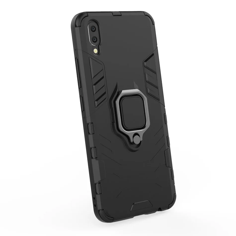 Heavy Duty Armor Case for Huawei Honor 7A 10 8X Note10 V10 Max Metal Ring Buckle Back Cover Note PC&ampTPU | Мобильные телефоны и