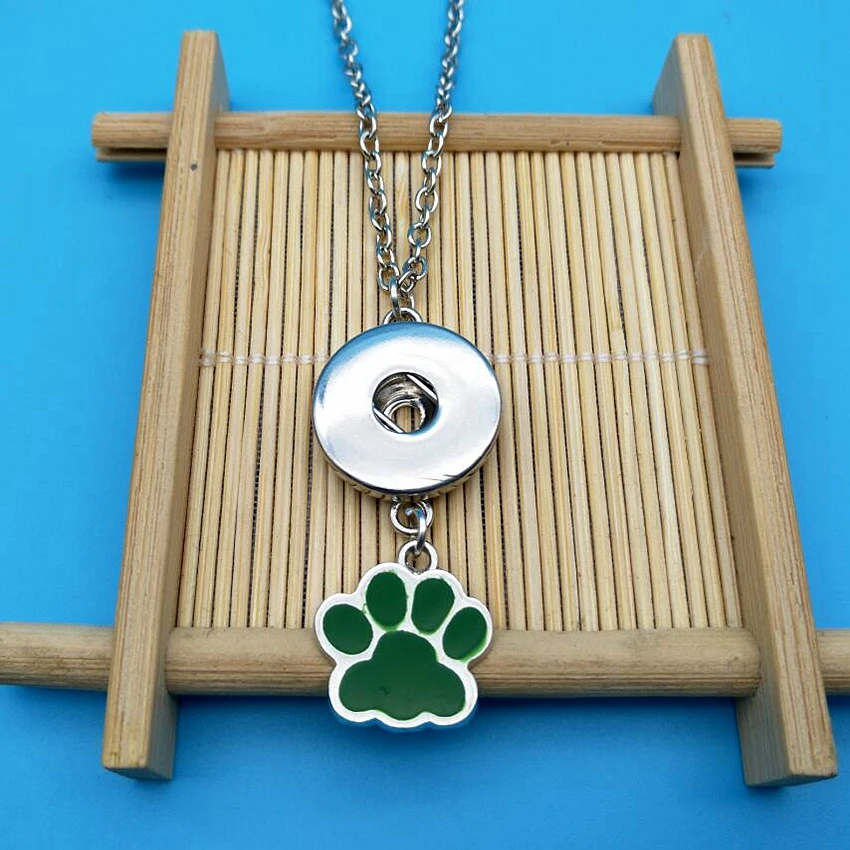 Горячая капля глазурь собака Лапа Печати медведь ручной печати и темная Пряжка