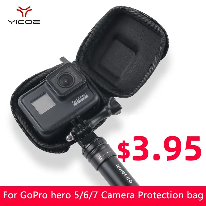 Аксессуары для Gopro защитный чехол сумка GoPro hero 7/6/5 маленький размер EVA