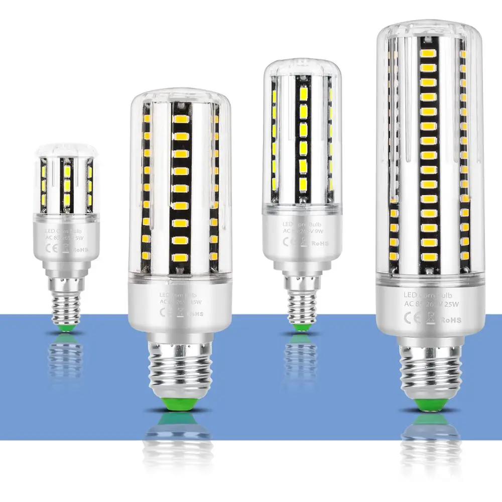 E27 Светодиодная лампа Кукуруза E14 Led 220 V лампочки 5 Вт 7 9 12 15 20 25 высокой мощности