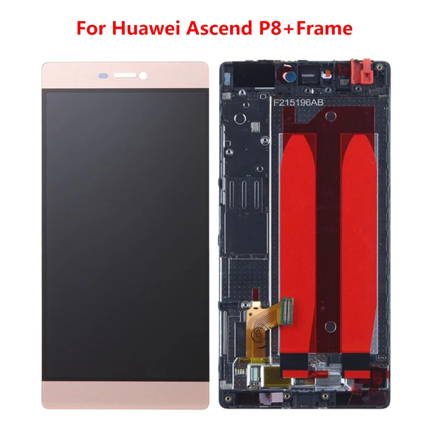 For Huawei P8 LCD Display Touch Screen Digitizer Assembly With Frame Replacement GRA-UL00 GRA-TL00 GRA-CL00 5.2&quot | Мобильные