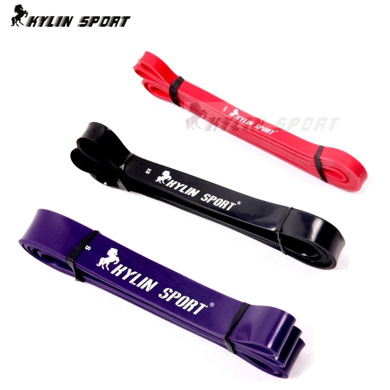 Набор из 3 натуральных латексных лент 41 &quot силовые резинки для фитнеса лифтинга