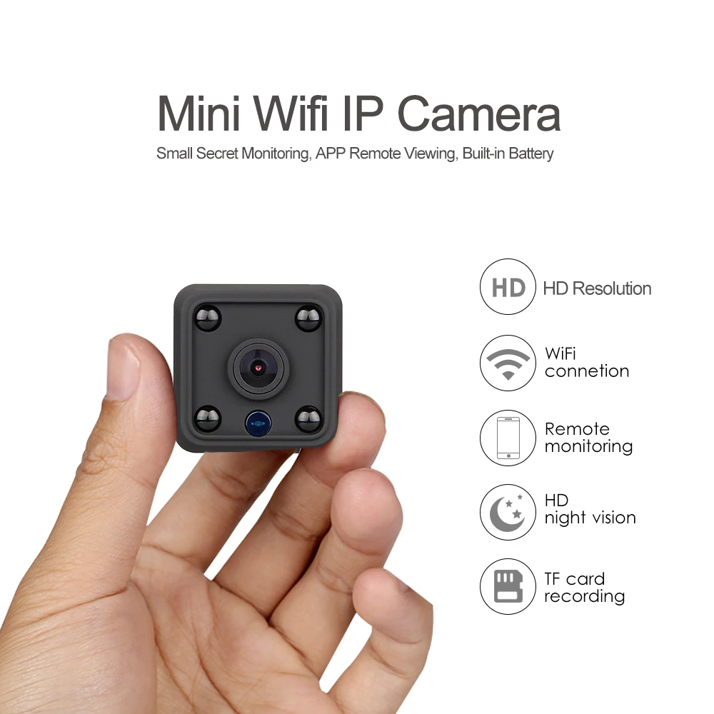 Wi-Fi мини-камера с питанием от аккумулятора камера безопасности 1080 P невидимая