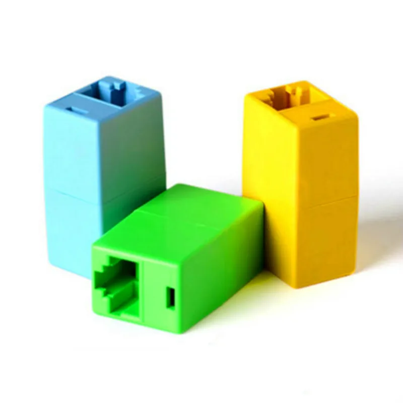 new 5pcs Cat6 RJ45 Gigabit Coupler Female Adapter Shielded For Keystone Panel Blue | Электроника