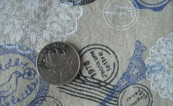 Бесплатная доставка Zakka сделай сам ткань из необработанной ткани с принтом