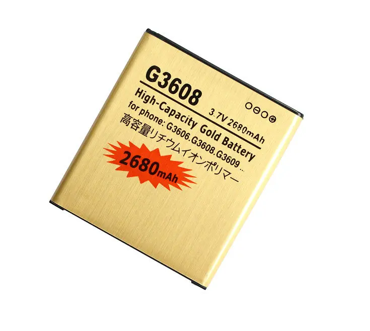 1x2680 мА/ч EB-BG360CBC золото запасная батарея для Samsung Galaxy Core Prime G360 G360F G3608 G3606 G3609 Bateria