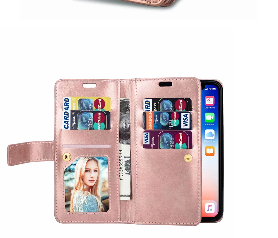 Для Hoesje iphone Xs Max Чехол Флип Роскошный кошелек Чехол Коке iphone XR кожаный чехол для телефона случаях чехол для Apple iphone X Xs случае