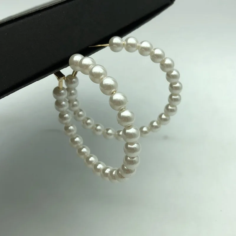 Серьги с искусственным жемчугом TOTASALLY роскошные большие женские серьги для