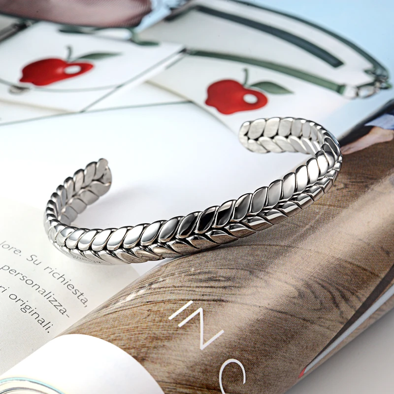 Классический дизайн пшеничный узор высокое качество женский браслет из