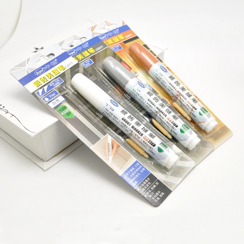 Новинка 1 шт. ручка для ремонта плитки белая/серая/желтая плитка заправка Artline