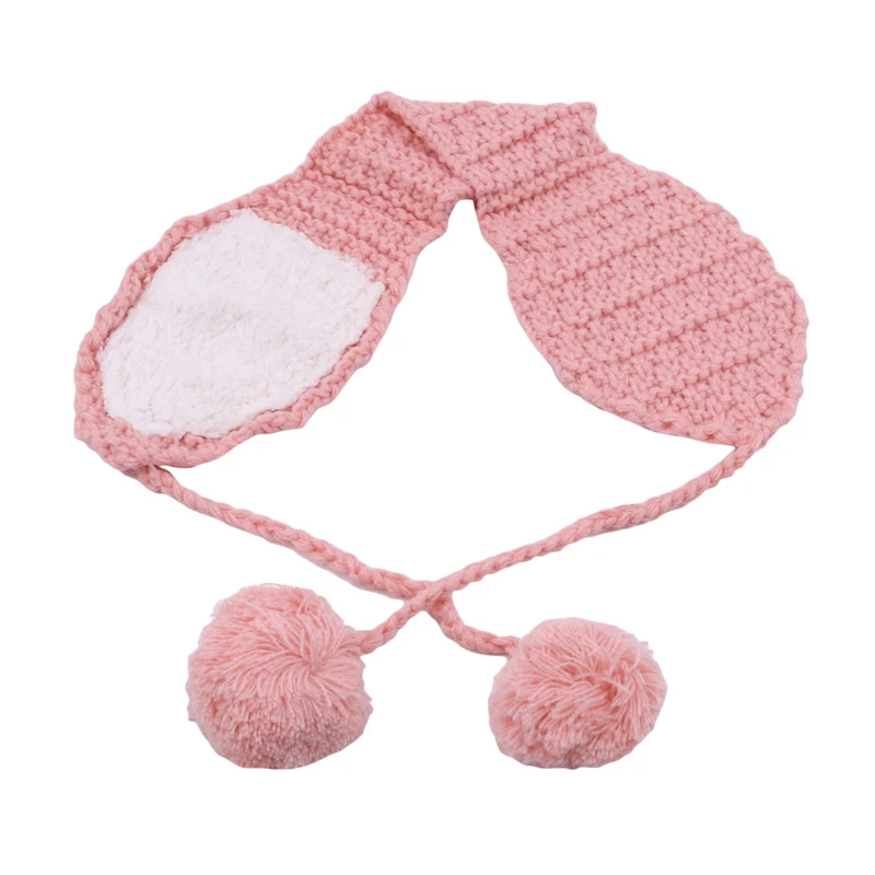 Высококачественные модные вязаные наушники для маленьких девочек новинка зимы