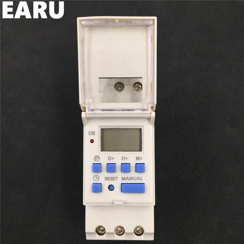 Intelligent Digital Electronic PROGRAMMABLE Timer THC15A AHC15A Microcomputer Time Switch Relay Din Rail AC DC 12V 24V 110V 220V |