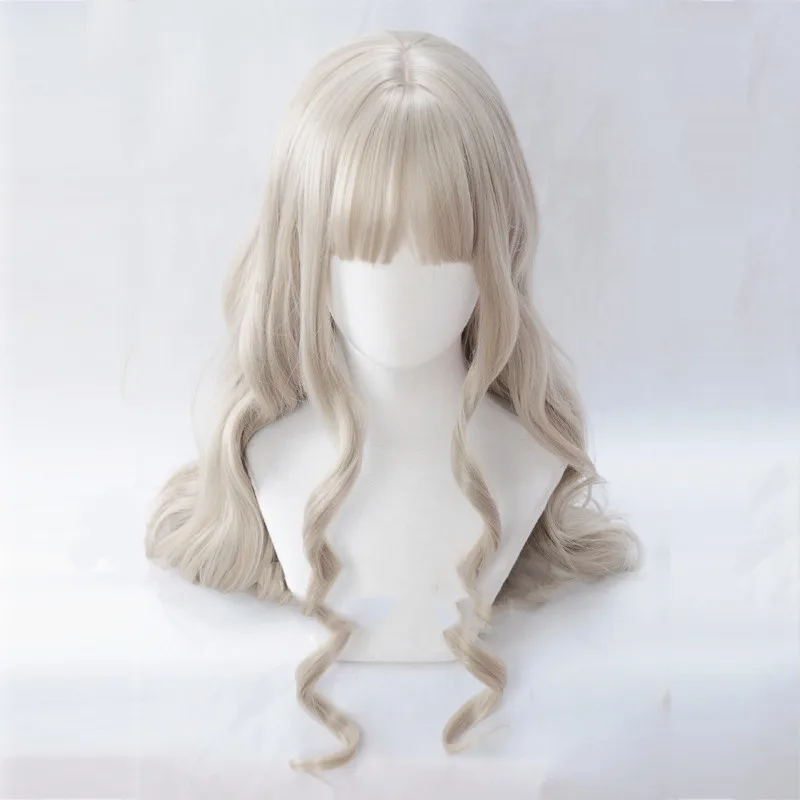 DARLING в FRANXX 556 Косплэй парики Kokoro 80 см длинные волнистые синтетические волосы... +