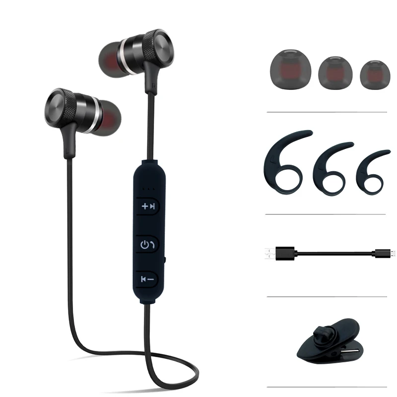 ADDKEY LY 11 Bluetooth беспроводные наушники для спорта бега стерео магнитные с микрофоном