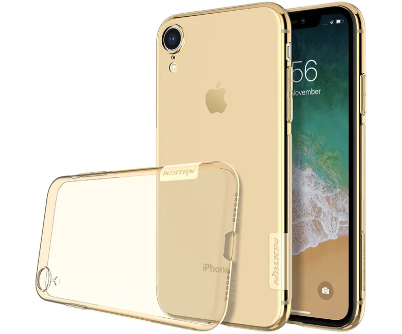 Nillkin Ультра тонкий силикон чехол для Apple iPhone XR задняя крышка оболочка для Apple iPhone XR TPU мягкие чехлы
