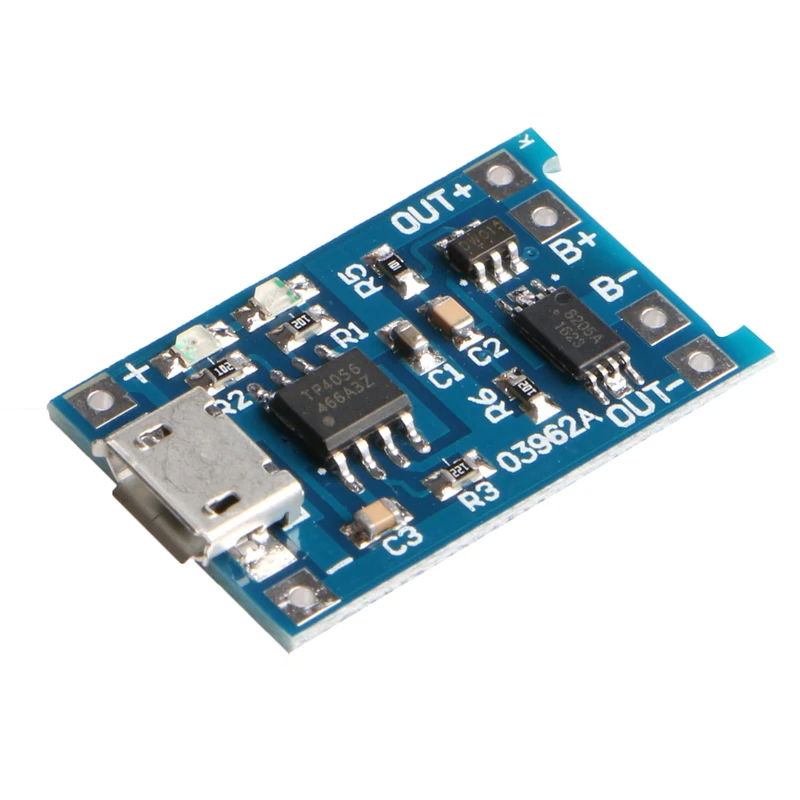 1 шт. Micro 5 в 1A USB 18650 литиевая батарея модуль зарядной платы + защита Прямая поставка