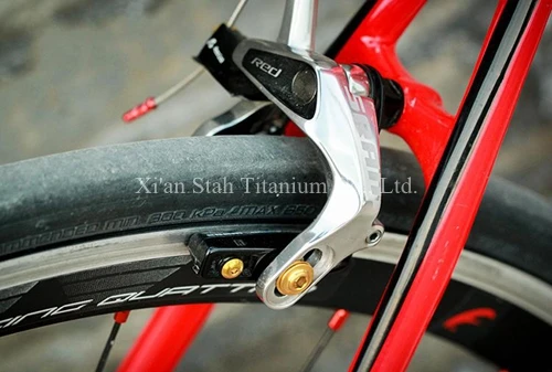 Титановые велосипедные болты и гайки TC4 светильник для велосипеда Sram красный/Force