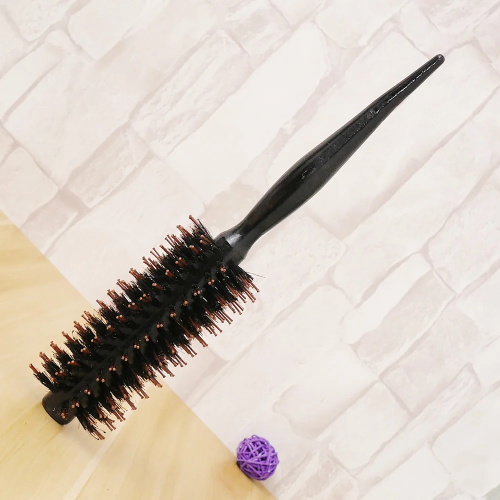 Портативная расческа для волос радиальная натуральная щетина Антистатическая