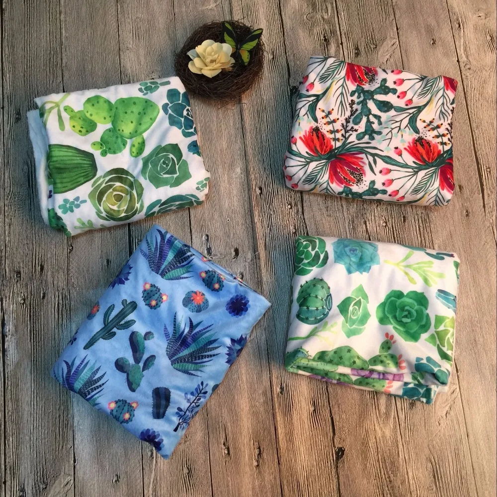 Baby Blanket Flowers Soft Flannelette Blankets Wearable DOM837 | Аксессуары для одежды