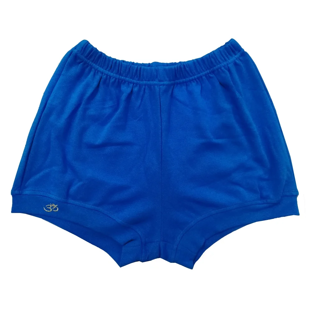 Новые хлопковые шорты качественные шорты для Айенгар-йоги M L XL XXL профессиональные короткие штаны женские инструменты шорты для Айенгар-йоги женские мужские брюки - Цвет: Sapphire Blue