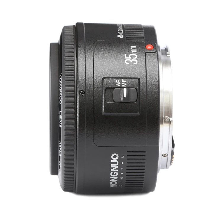35 мм F2 объектив камеры для Nikon Canon EOS YN35MM объективы AF MF широкоугольный объектив для 600D 60D 5DII 5D 500D 400D 650D