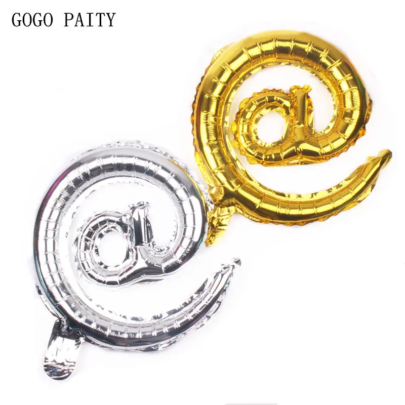 ГОГО ПЕЙТИ Новый персонаж @ стильный алюминиевый шарик Декорация свадебной вечеринки декоративный шарик с автоматической закрывающейся пробкой.