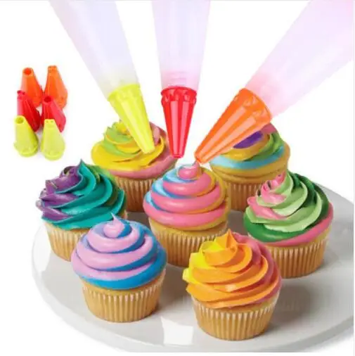 Silicone Cake Piping decorators Utensil Cream Icing Bag Pastry Pen Baking Decor cake piping tools |