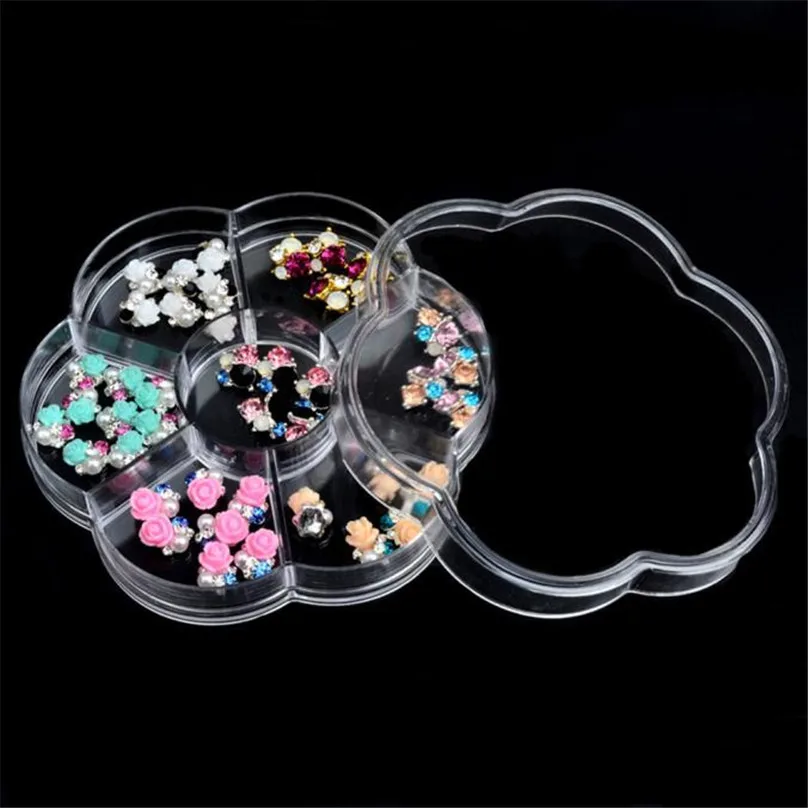 7 слотов Регулируемая ювелирные изделия ящик для хранения Чехол Ремесло