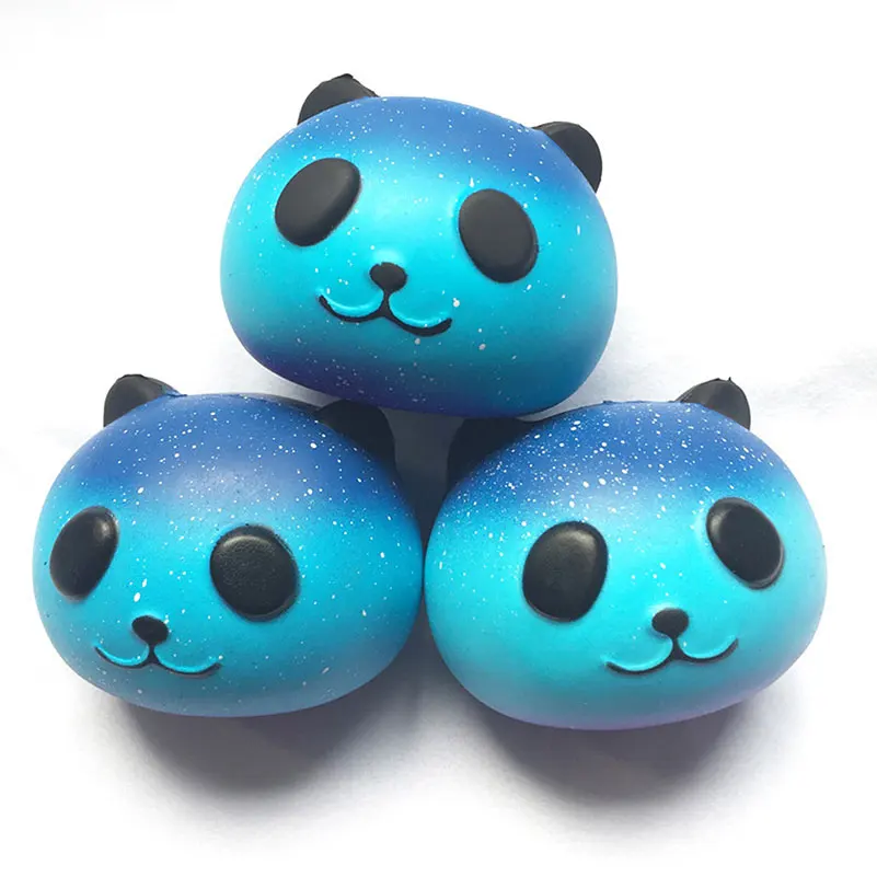 

Squishys Antistress Slow Rising Jumbo Kawaii Starry Sky Panda Charms Anti-stress Squishy Stress Reliever Decompression kids Toy