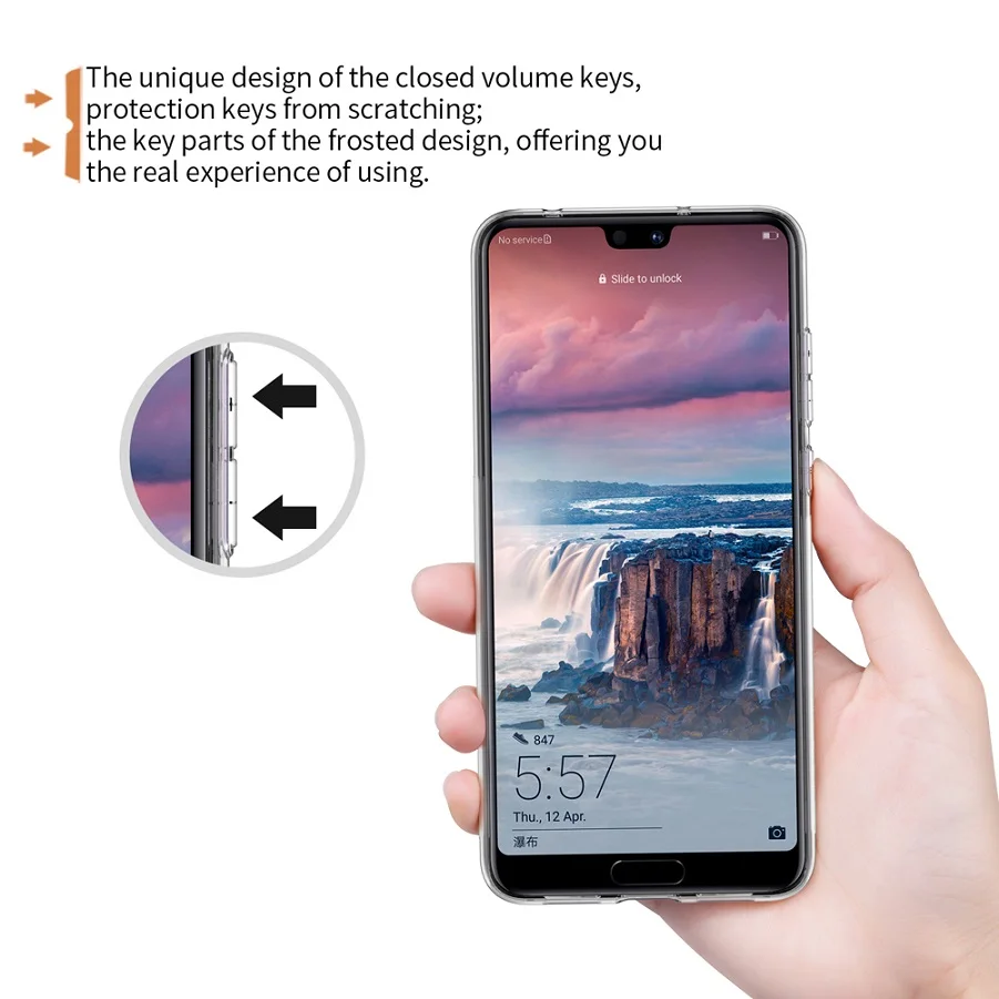 Для huawei p20 pro чехол Nillkin Nature прозрачный мягкий кремний TPU Защитный чехол для huawei p20 pro Чехол для телефона 6,1 дюймов