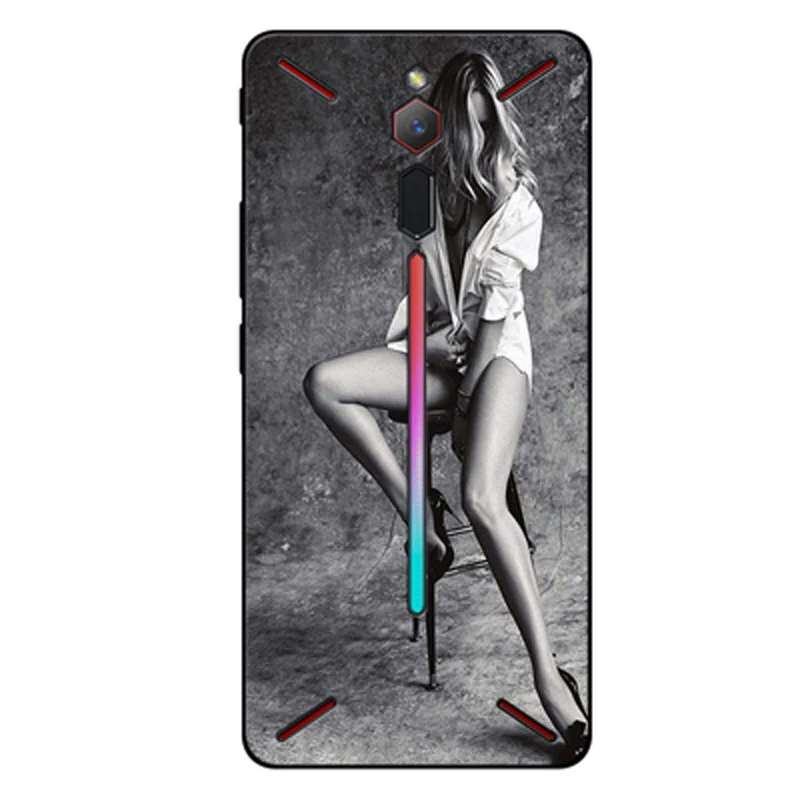 Чехол для Nubia Red magic Mars NX619J мягкий силиконовый чехол из ТПУ ZTE игровой | Мобильные