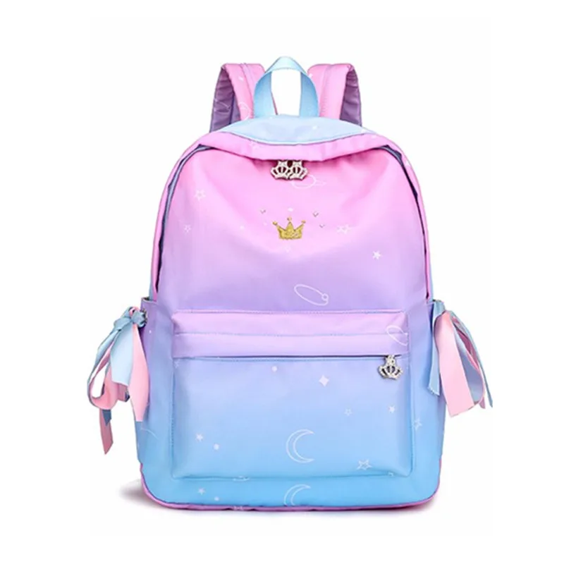 Новинка 2019 школьные сумки для девочек детский школьный рюкзак розовые с принтом