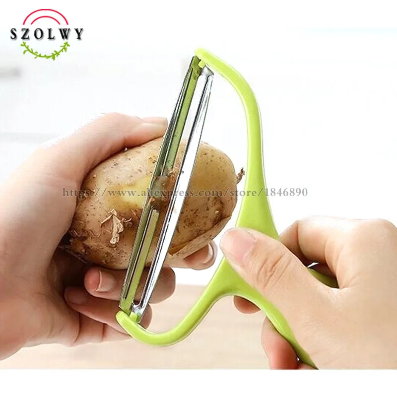2 шт. из нержавеющей стали Овощечистка Капустные терки нож для салата картофеля