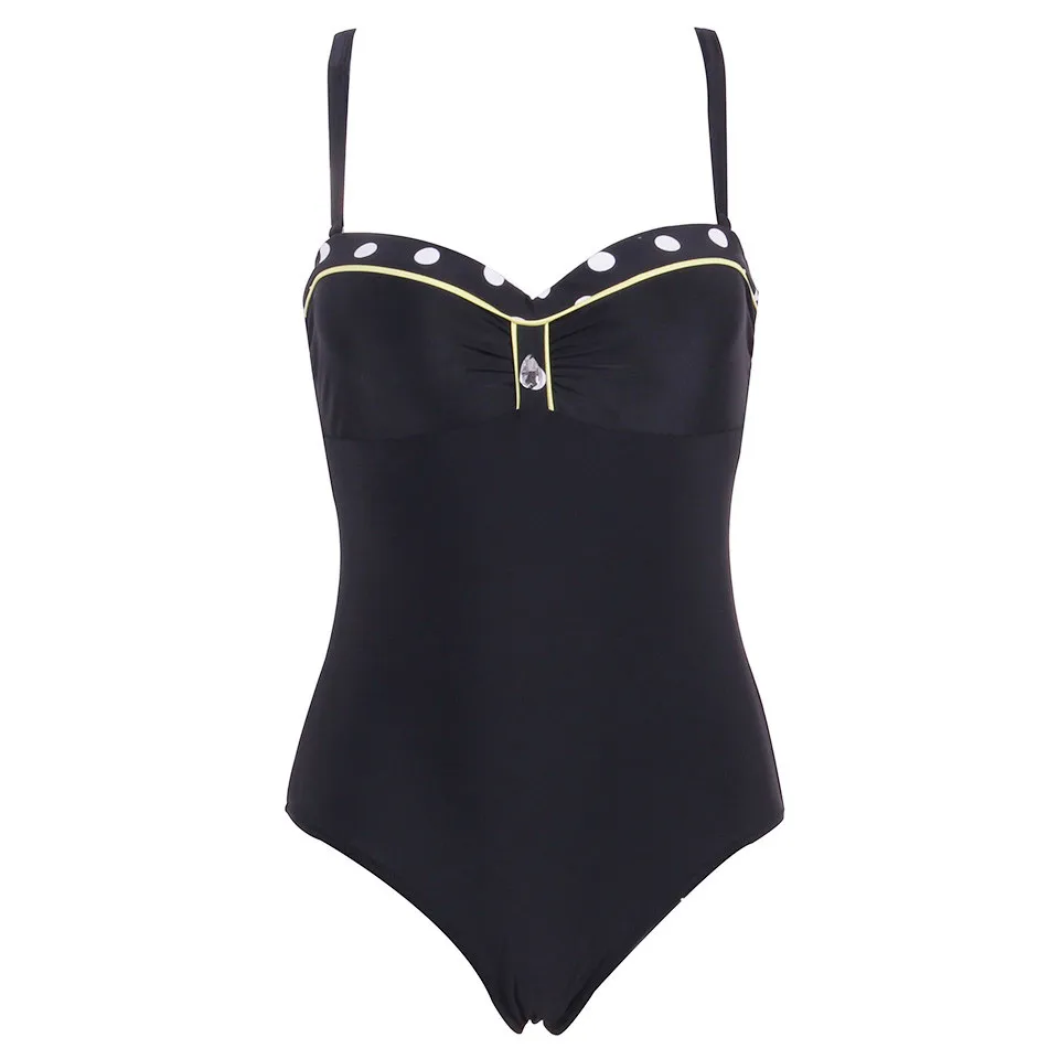 Женские купальные костюмы женский цельный Монокини бюстгальтер с вкладышами пуш