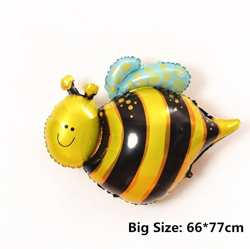 Big Bee Шар солнце Подсолнух фольги воздушный шар для вечерние украшения неоновые стикеры игрушки подарок желтый колоний украшения вечерние принадлежности - Цвет: Big Bee