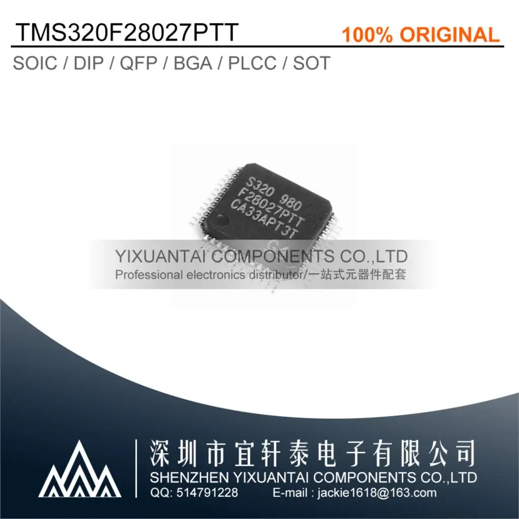 

1pcs/lot original TMS320F28027PTT TMS320F28027 QFP
