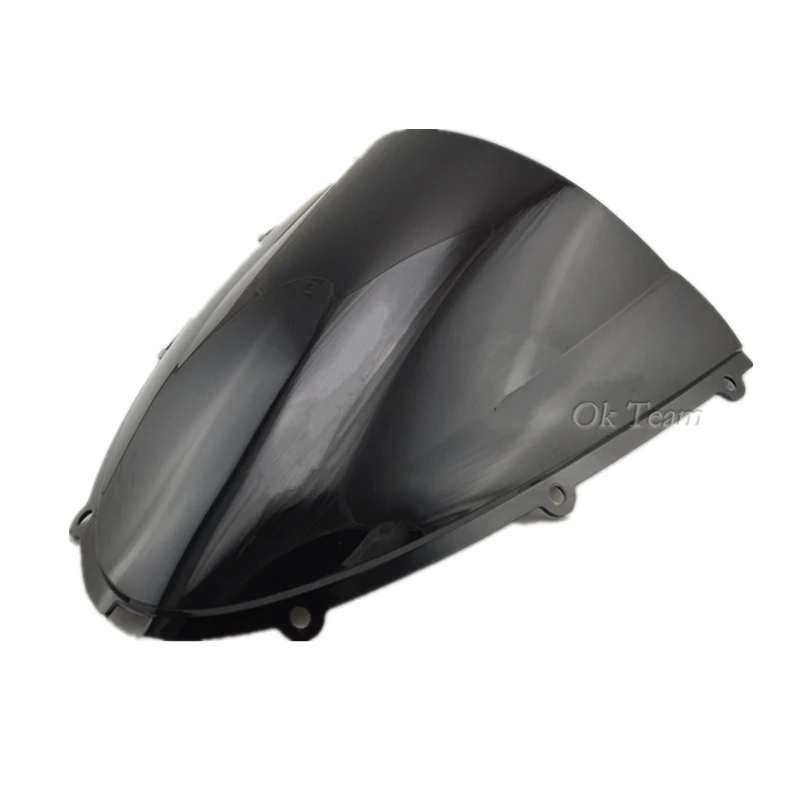 Бесплатная доставка ветровое стекло для 636 ZX6R 2005 2008/ZX10R 2006 2007 черный лобового